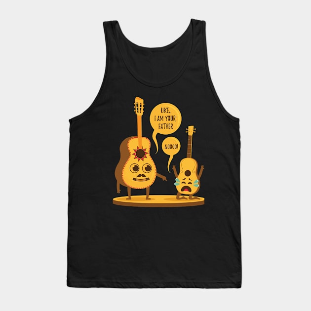 Uke I Am Your Father Ukulele Guitar Tank Top by aneisha